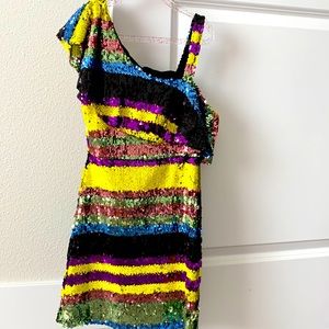 Party fancy dress 8Y multicolored used